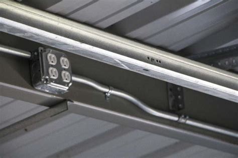 hang electric box steel beam|wire boxes for steel buildings.